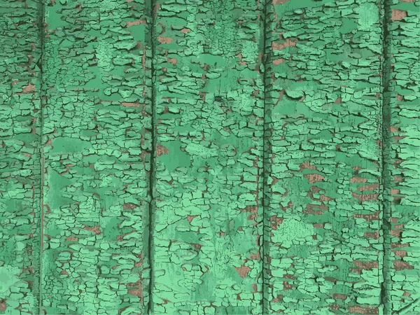 Ξύλινος Τοίχος Φόντο Φθαρμένο Χρώμα — Διανυσματικό Αρχείο