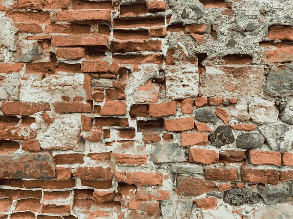 Eski tuğla duvar arka planı. Tuğla duvar dokusu