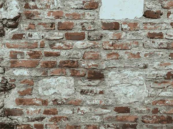 Старий Цегляний Фон Стіни Текстура Цегляної Стіни — стоковий вектор