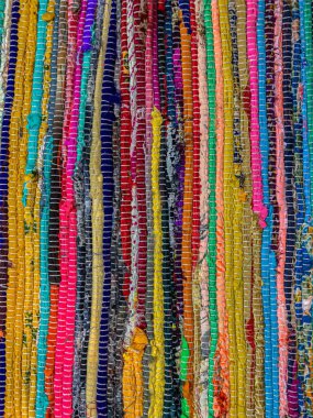 Renkli halı arka planı. Tekstil arkaplanı
