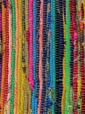 Renkli halı arka planı. Tekstil arkaplanı