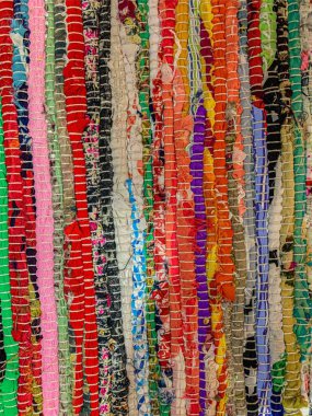 Renkli halı arka planı. Tekstil arkaplanı