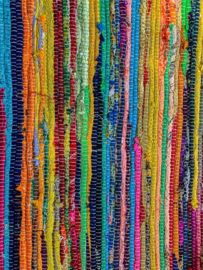 Renkli halı arka planı. Tekstil arkaplanı