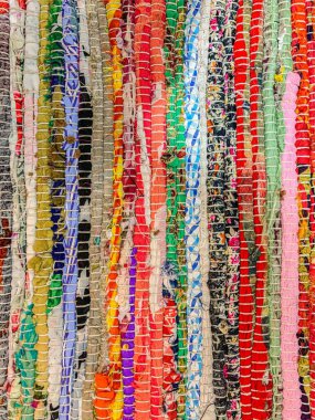 Renkli halı arka planı. Tekstil arkaplanı