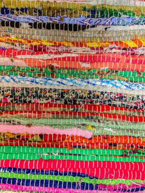 Renkli halı arka planı. Tekstil arkaplanı