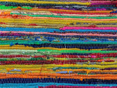 Renkli halı arka planı. Tekstil arkaplanı