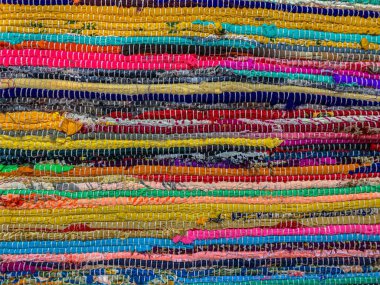 Renkli halı arka planı. Tekstil arkaplanı