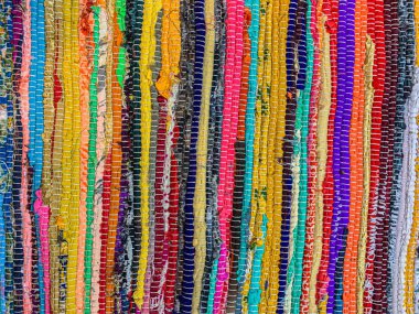 Renkli halı arka planı. Tekstil arkaplanı