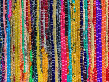 Renkli halı arka planı. Tekstil arkaplanı