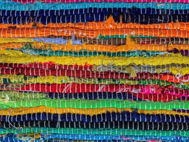 Renkli halı arka planı. Tekstil arkaplanı