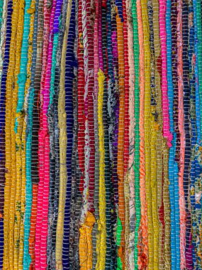Renkli halı arka planı. Tekstil arkaplanı