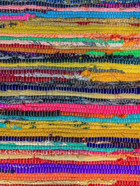Renkli halı arka planı. Tekstil arkaplanı