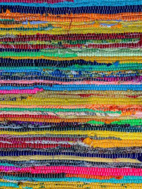 Renkli halı arka planı. Tekstil arkaplanı