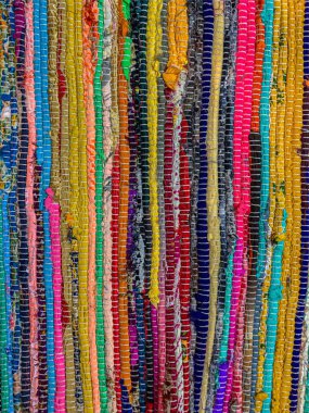 Renkli halı arka planı. Tekstil arkaplanı