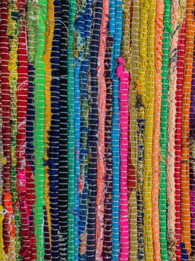 Renkli halı arka planı. Tekstil arkaplanı