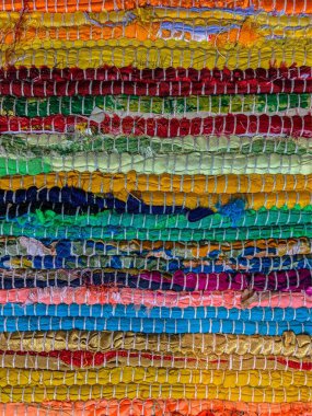 Renkli halı arka planı. Tekstil arkaplanı