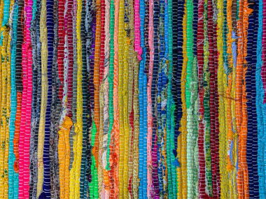 Renkli halı arka planı. Tekstil arkaplanı