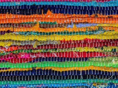 Renkli halı arka planı. Tekstil arkaplanı