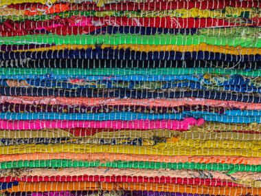 Renkli halı arka planı. Tekstil arkaplanı