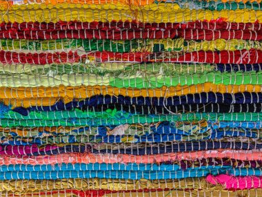 Renkli halı arka planı. Tekstil arkaplanı