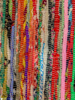 Renkli halı arka planı. Tekstil arkaplanı