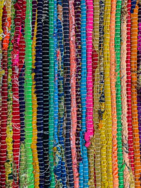 Renkli halı arka planı. Tekstil arkaplanı