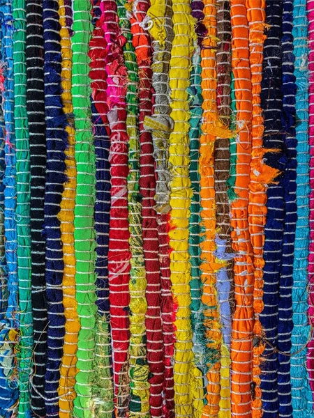 Renkli halı arka planı. Tekstil arkaplanı