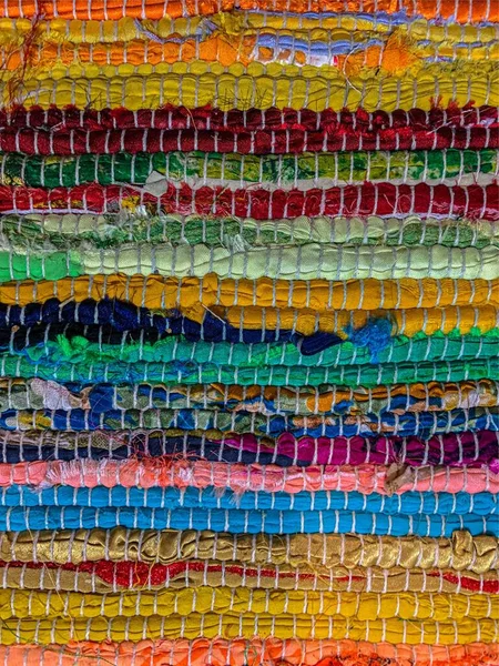 Renkli halı arka planı. Tekstil arkaplanı