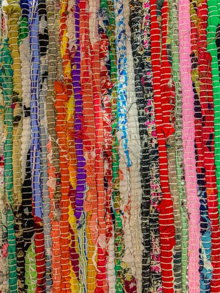 Renkli halı arka planı. Tekstil arkaplanı