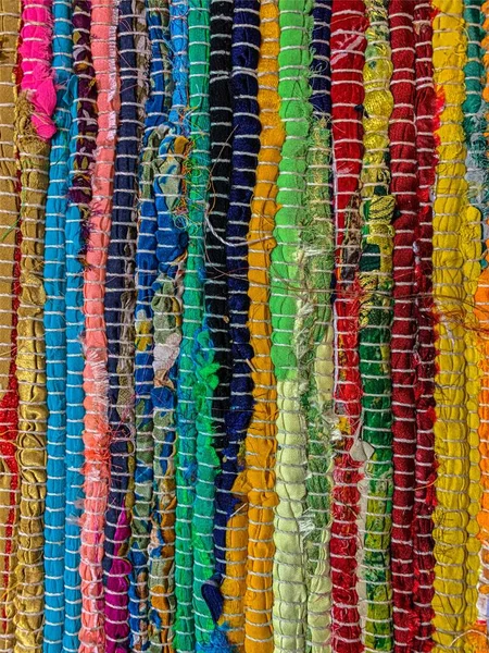 Renkli halı arka planı. Tekstil arkaplanı