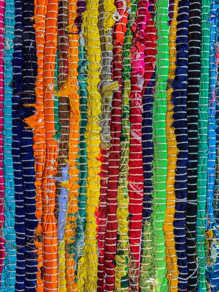 Renkli halı arka planı. Tekstil arkaplanı