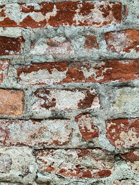Stare Ceglane Tło Ściany — Zdjęcie stockowe