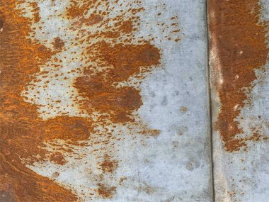 Paslı metal yüzey dokusu. Paslı Arkaplan