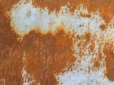 Paslı metal yüzey dokusu. Paslı Arkaplan