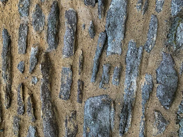 Viejo Muro Piedra Fondo — Foto de Stock