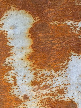 Paslı metal yüzey dokusu. Paslı Arkaplan