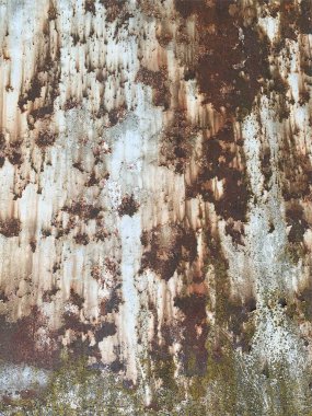 Paslı metal yüzey dokusu. Paslı Arkaplan