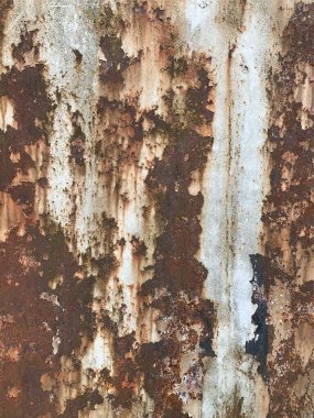 Paslı metal yüzey dokusu. Paslı Arkaplan