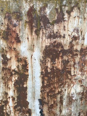 Paslı metal yüzey dokusu. Paslı Arkaplan