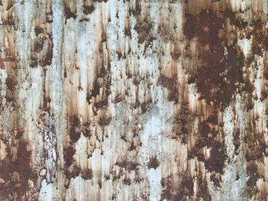 Paslı metal yüzey dokusu. Paslı Arkaplan