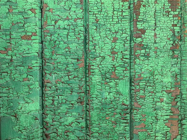 Wooden Wall Weathered Paint Texture — ストック写真