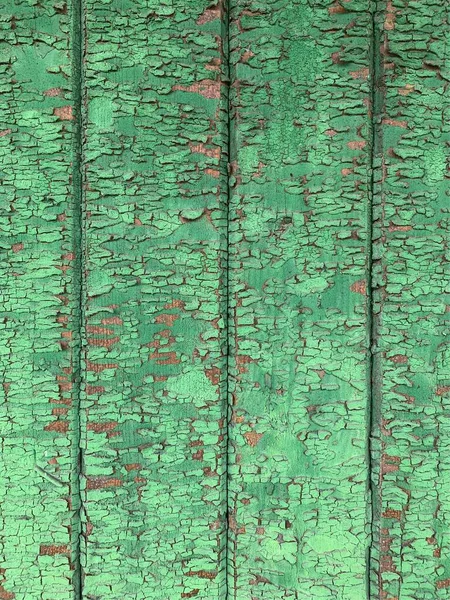 Wooden Wall Weathered Paint Texture — ストック写真