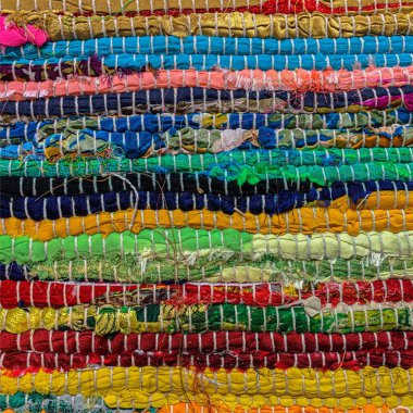 Renkli tekstil halı arka planı. Halı dokusu