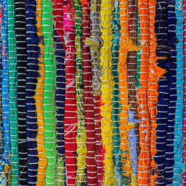 Renkli tekstil halı arka planı. Halı dokusu