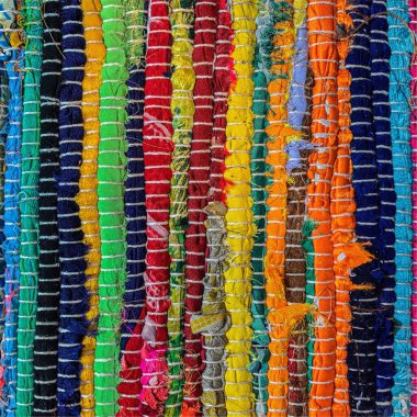 Renkli tekstil halı arka planı. Halı dokusu