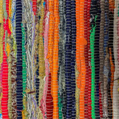 Renkli tekstil halı arka planı. Halı dokusu