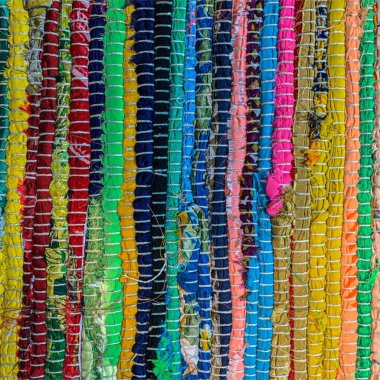 Renkli tekstil halı arka planı. Halı dokusu