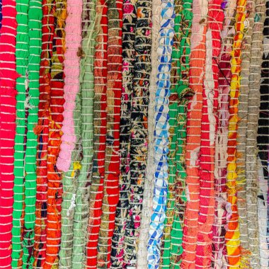 Renkli tekstil halı arka planı. Halı dokusu