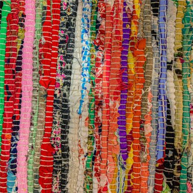 Renkli tekstil halı arka planı. Halı dokusu