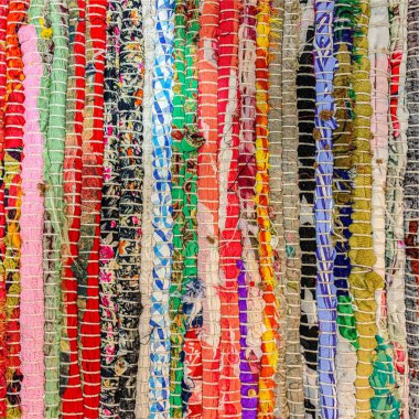 Renkli tekstil halı arka planı. Halı dokusu